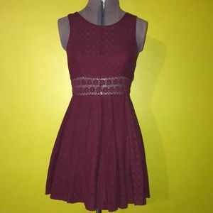 Free People Daisy Cut Out Skater Dress